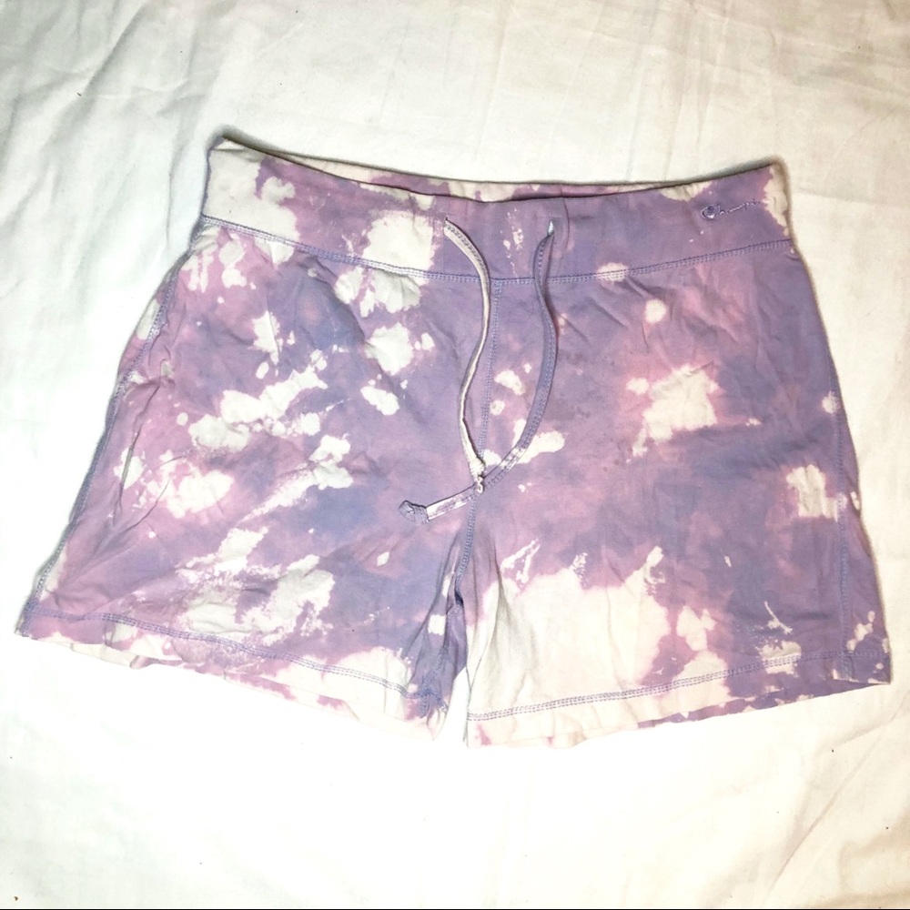 Champion Reverse Tie Dye Custom Casual Shorts
